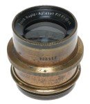 Busch Rapid Aplanat 20cm Brass Camera Lens