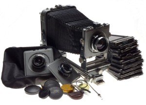 Plaubel 9x12 Monorail Camera with Schneider Lenses