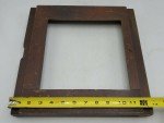 Wood & Brass Frame Back for 11"x13" Camera
