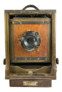 Agfa Ansco 4x5 Vintage Camera with Tripod Block