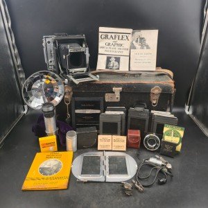 Folmer Graflex Miniature Speed Graphic Camera Bundle