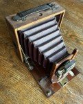 Pony Premo No. 15 Vintage 4x5 Camera - Burgundy