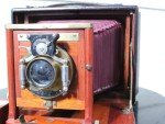 Pony Premo SR 5x7 Vintage Camera - Burgundy