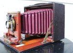 Pony Premo SR 5x7 Vintage Camera - Burgundy