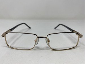 Rochester Optical Colt Gold Black Vintage Eyeglasses