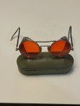WWII Rochester Optical Red Lens Gunner Glasses