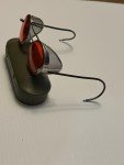 WWII Rochester Optical Red Lens Gunner Glasses