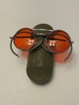 WWII Rochester Optical Red Lens Gunner Glasses