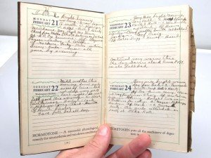 1927 Handwritten Physician's Diary from Indiana