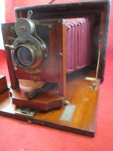 Vintage Rochester 5x7 Wood Folding Camera