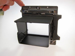Graflex 3x4 Graflok Back with Viewing Hood