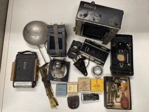 Graflex Speed Graphic Camera Body with Extras