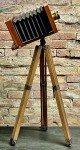 Rochester 5x8 Vintage View Camera with Tripod