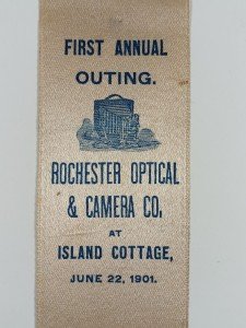 Rochester Optical Camera Co. Outing Ribbon, 1901