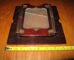 Wood & Brass 4x5 Film Holder & Ground Glass