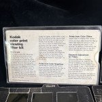 Vintage Kodak Color Print Viewing Filter Kit R-25
