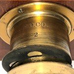 Rochester Optical Brass Lens #2 with Rotating Aperture