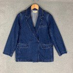 Vintage Deardorff Blue Denim Blazer Jacket