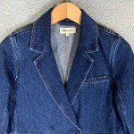 Vintage Deardorff Blue Denim Blazer Jacket