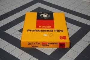Kodak 4125 4x5 Black & White Film, 25 Sheets