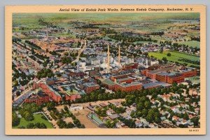 Kodak Park Aerial View Vintage Postcard Photo