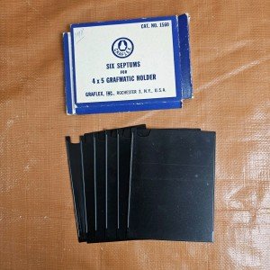 Set of 6 Septums for Graflex Grafmatic 45