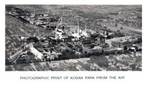1940 Eastman Kodak Visitor Pass Aerial View
