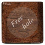 6"x6" Wooden Lensboard for Deardorff & Calumet