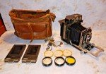 Vintage Busch Pressman Model C Camera Bundle