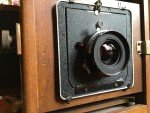 Vintage 5x7 Wooden View Camera with Schneider Lens
