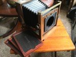 Vintage 5x7 Wooden View Camera with Schneider Lens