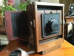 Vintage 5x7 Wooden View Camera with Schneider Lens