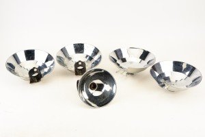 Set of 5 Graflex & Heiland Flash Reflectors