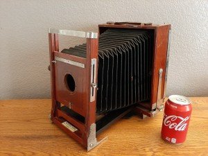 Wizard View 5x7 Vintage Wood Camera