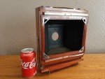 Wizard View 5x7 Vintage Wood Camera
