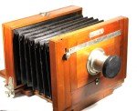 1890s Rochester Optical 5x7" Camera with Lens