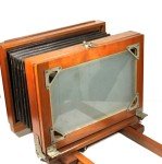 1890s Rochester Optical 5x7" Camera with Lens