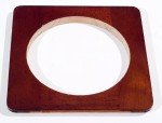 Mahogany Lens Board for Deardorff Cameras, 4.5” x 4.5”