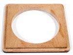 Mahogany Lens Board for Deardorff Cameras, 4.5” x 4.5”