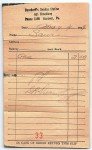 1949 Deardorff's Service Station Gas Invoice