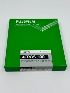Fujifilm Neopan Acros 100 4x5 Film Pack