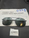 Rochester Optical Vintage Black Square Eyeglasses Frames