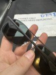 Rochester Optical Vintage Black Square Eyeglasses Frames