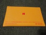 Eastman Kodak Color Print Viewing Filter Kit