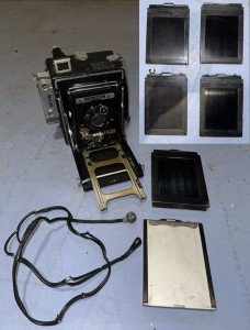 Graflex 45 Speed Graphic Vintage Camera #766