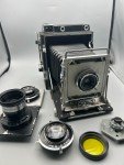 Graflex Crown Graphic 4x5 Camera with 90mm Lens