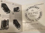 1950s Deardorff View Camera Vintage Brochure