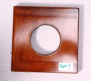 Deardorff 3.5" Wooden Lens Board - Copal No. 1