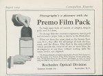 1914 Rochester Optical Pleasure Premo Pack Camera
