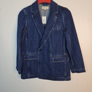 Vintage Deardorff Denim Blazer Jacket - Women's XS